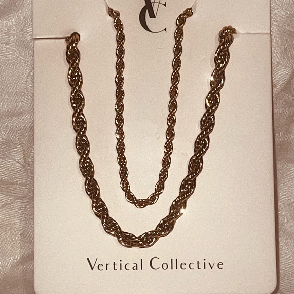 Gold Rope Chain Necklace - Picture 5 of 7